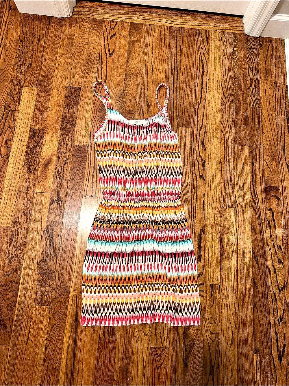 LOFT Multicolor Geometric Mini Dress Like New
